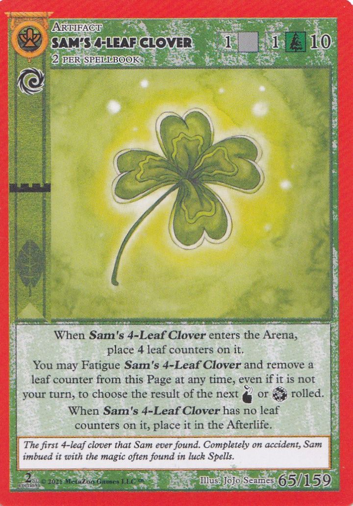 Sam's 4-Leaf Clover [Cryptid Nation: Second Edition] | Total Play