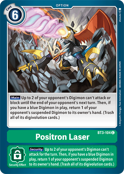 Positron Laser [BT3-104] [Release Special Booster Ver.1.5] | Total Play