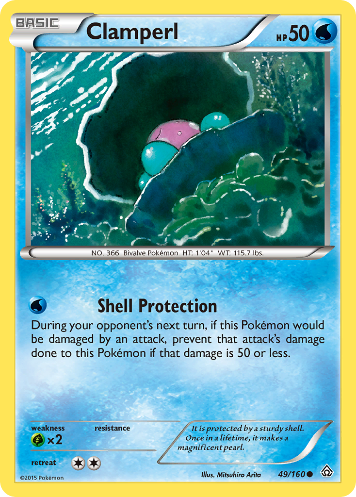 Clamperl (49/160) [XY: Primal Clash] | Total Play