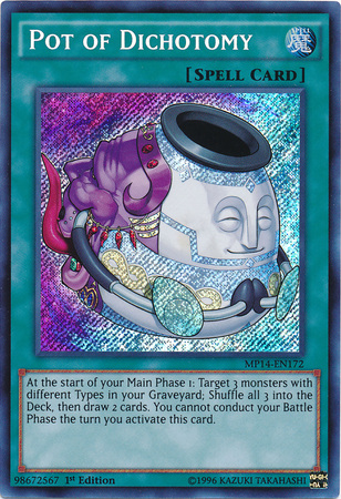 Pot of Dichotomy [MP14-EN172] Secret Rare | Total Play