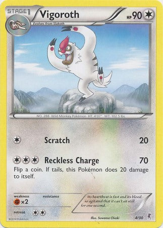 Vigoroth (4/30) [XY: Trainer Kit 1 - Bisharp] | Total Play