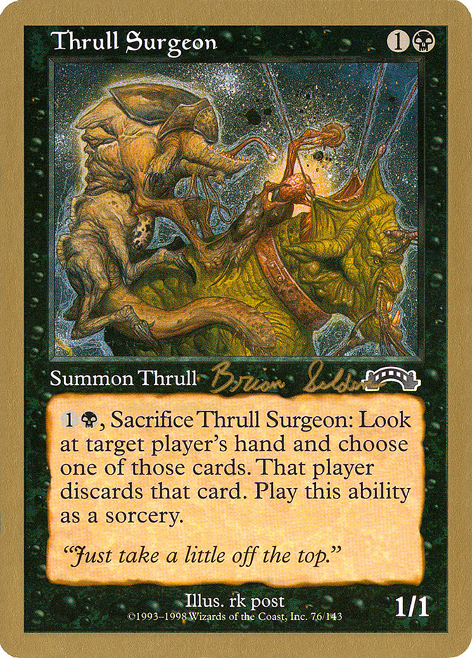 Thrull Surgeon (Brian Selden) [World Championship Decks 1998] | Total Play