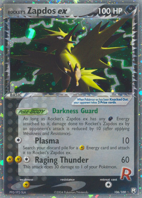 Rocket's Zapdos ex (106/109) [EX: Team Rocket Returns] | Total Play