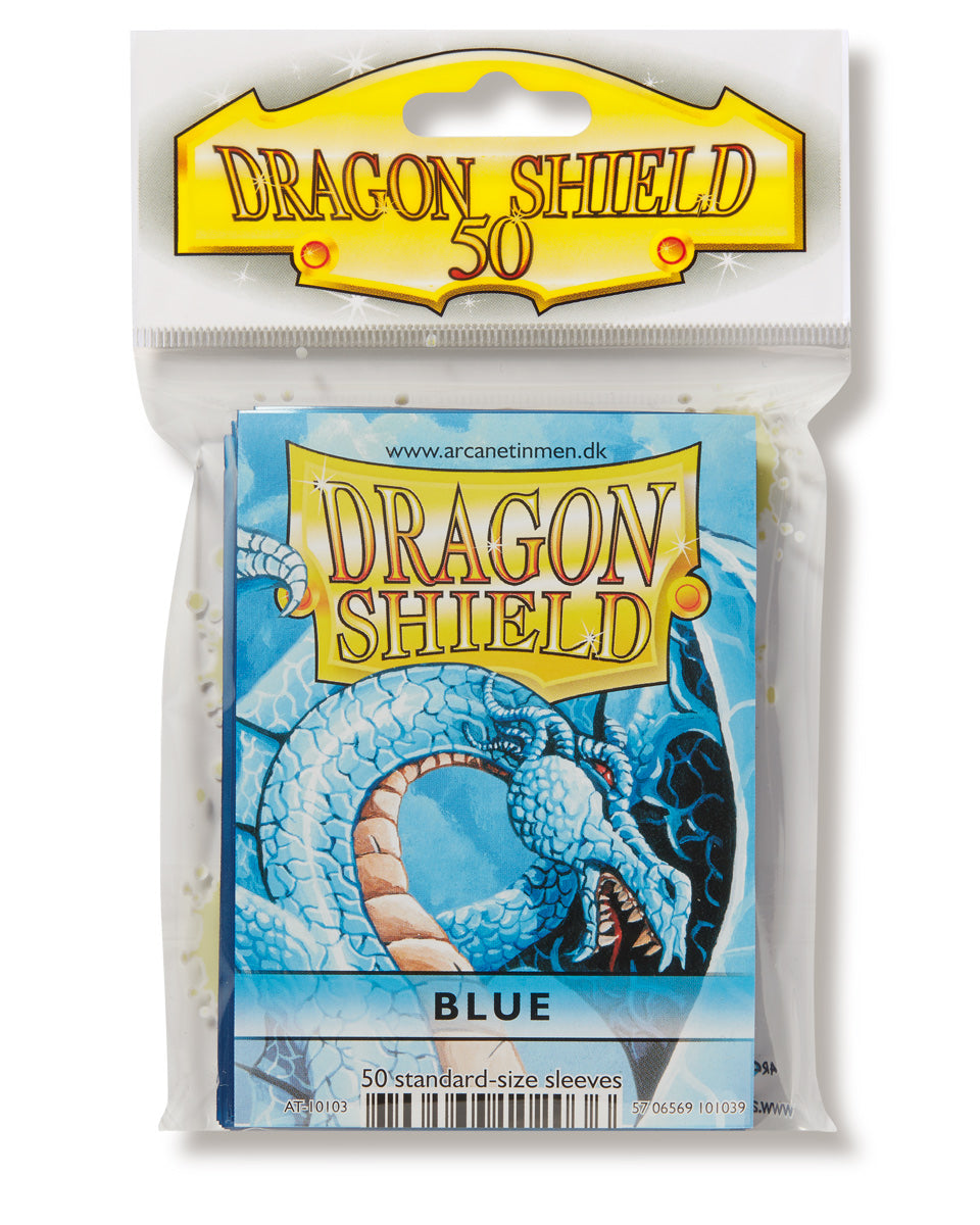 Dragon Shield: Standard 50ct Sleeves - Blue (Classic) | Total Play