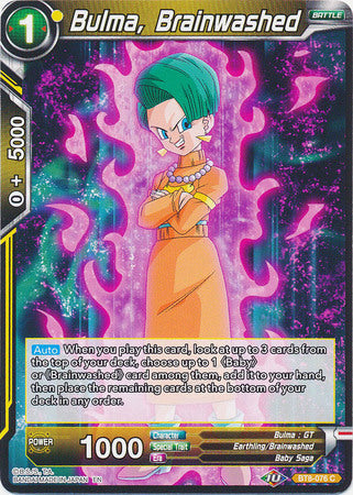 Bulma, Brainwashed (BT8-076) [Malicious Machinations] | Total Play