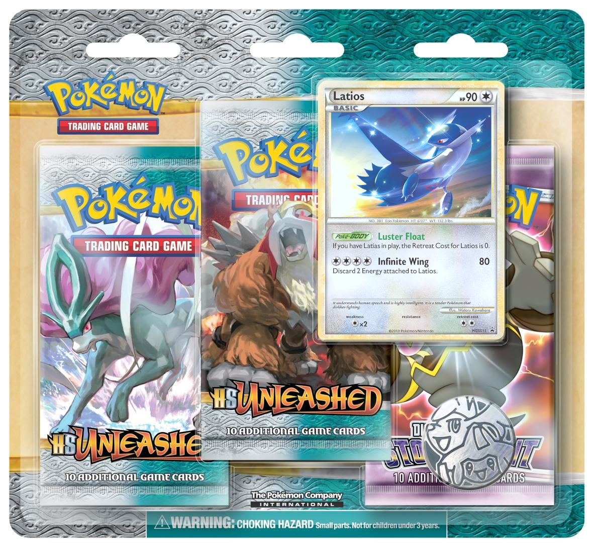 HeartGold & SoulSilver: Unleashed - 3-Pack Blister (Latios) | Total Play