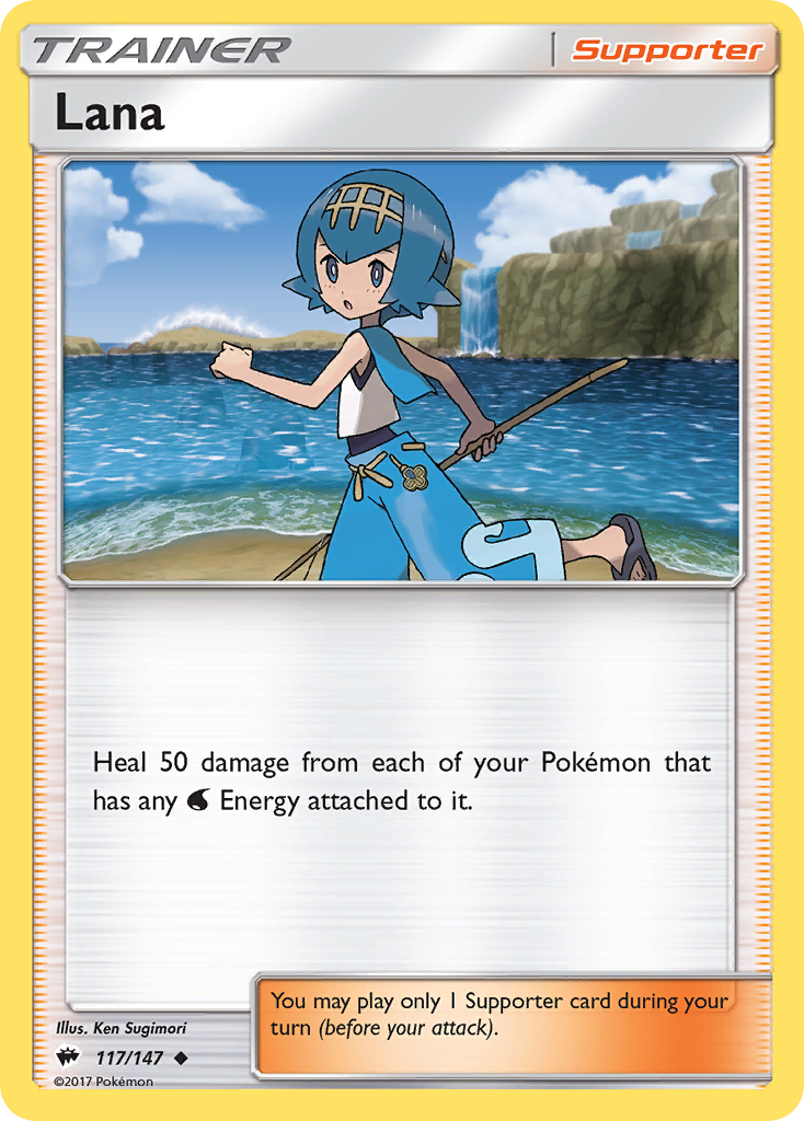 Lana (117/147) [Sun & Moon: Burning Shadows] | Total Play