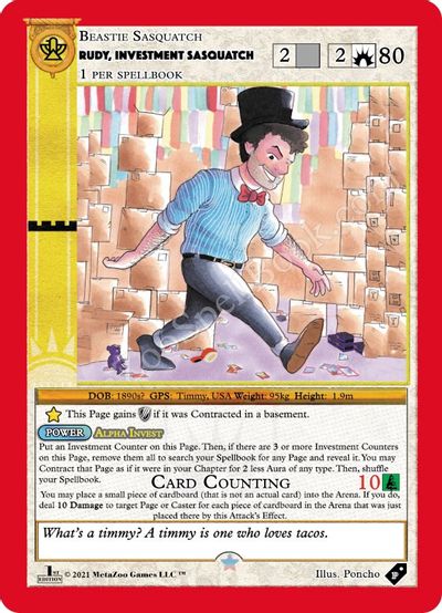 Rudy, Investment Sasquatch [Miscellaneous Promos] | Total Play