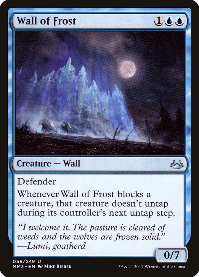 Wall of Frost [Modern Masters 2017] | Total Play