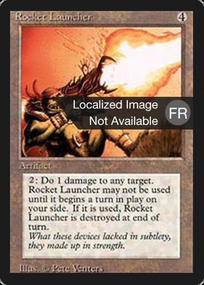 Rocket Launcher [Foreign Black Border] | Total Play