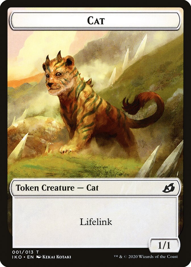 Cat Token [Ikoria: Lair of Behemoths Tokens] | Total Play