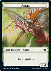 Angel // Elephant Double-Sided Token [Kamigawa: Neon Dynasty Commander Tokens] | Total Play