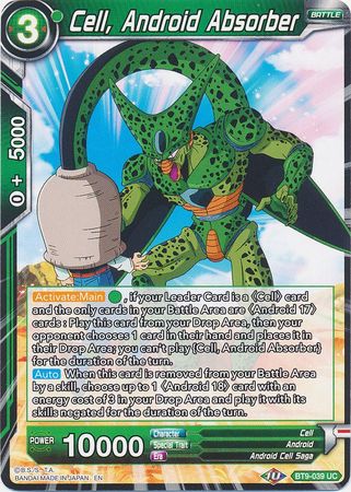 Cell, Android Absorber (BT9-039) [Universal Onslaught] | Total Play