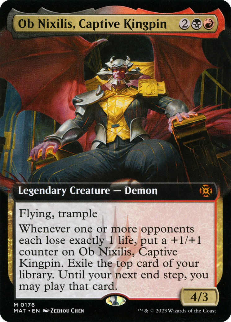 Ob Nixilis, Captive Kingpin (Extended Art) [March of the Machine: The Aftermath] | Total Play