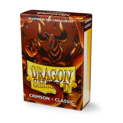 Dragon Shield: Japanese Size 60ct Sleeves - Crimson (Classic) | Total Play