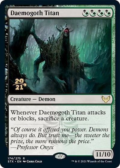 Daemogoth Titan [Strixhaven: School of Mages Prerelease Promos] | Total Play