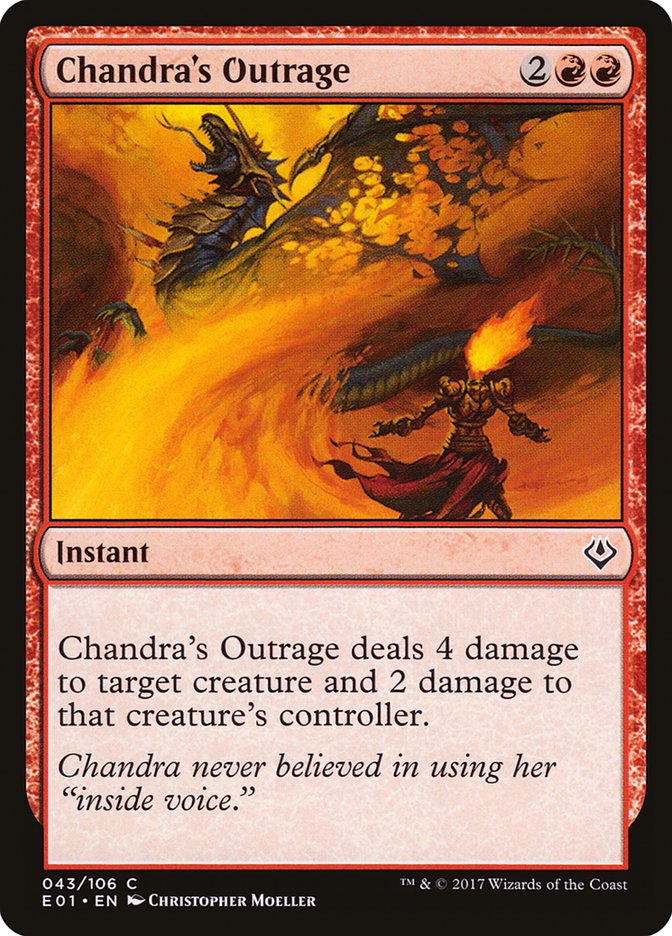 Chandra's Outrage [Archenemy: Nicol Bolas] | Total Play