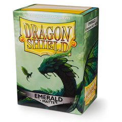 Dragon Shield: Standard 100ct Sleeves - Emerald (Matte) | Total Play