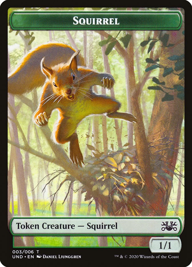 Beeble // Squirrel Double-Sided Token [Unsanctioned Tokens] | Total Play