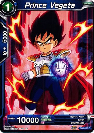 Prince Vegeta (TB3-023) [Clash of Fates] | Total Play