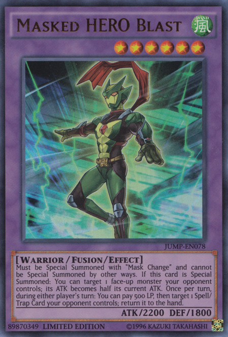 Masked HERO Blast [JUMP-EN078] Ultra Rare | Total Play