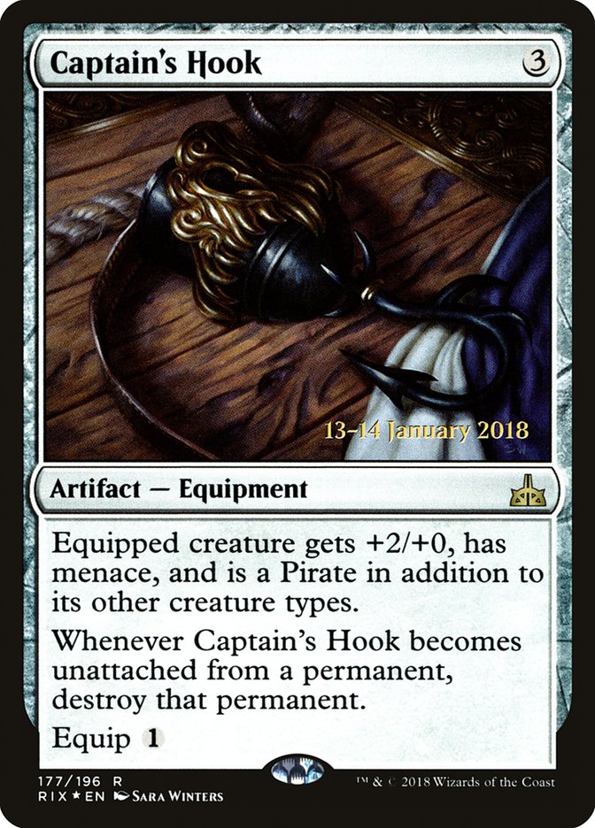 Captain's Hook [Rivals of Ixalan Prerelease Promos] | Total Play