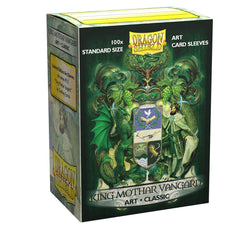 Dragon Shield: Standard 100ct Brushed Art Sleeves - King Mothar Vanguard (Classic) | Total Play