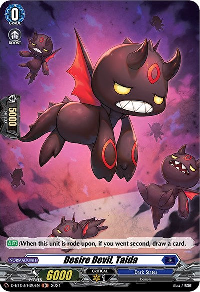 Desire Devil, Taida (D-BT03/H20EN) [Advance of Intertwined Stars] | Total Play