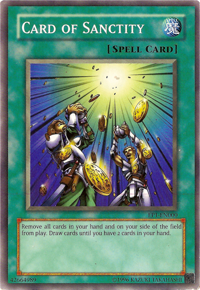 Card of Sanctity (Kids WB Duel of Destiny Promo) [EP1-EN000] Common | Total Play