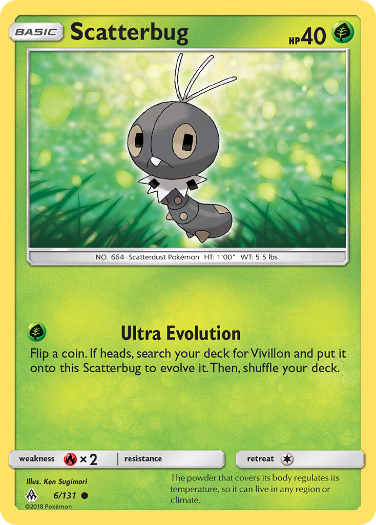 Scatterbug (6/131) [Sun & Moon: Forbidden Light] | Total Play