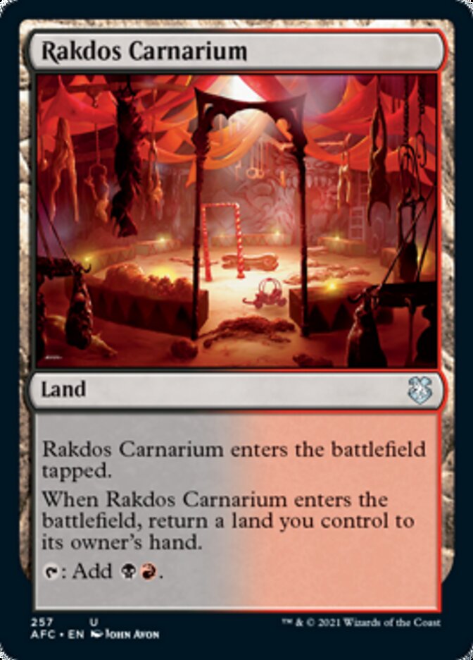 Rakdos Carnarium [Dungeons & Dragons: Adventures in the Forgotten Realms Commander] | Total Play