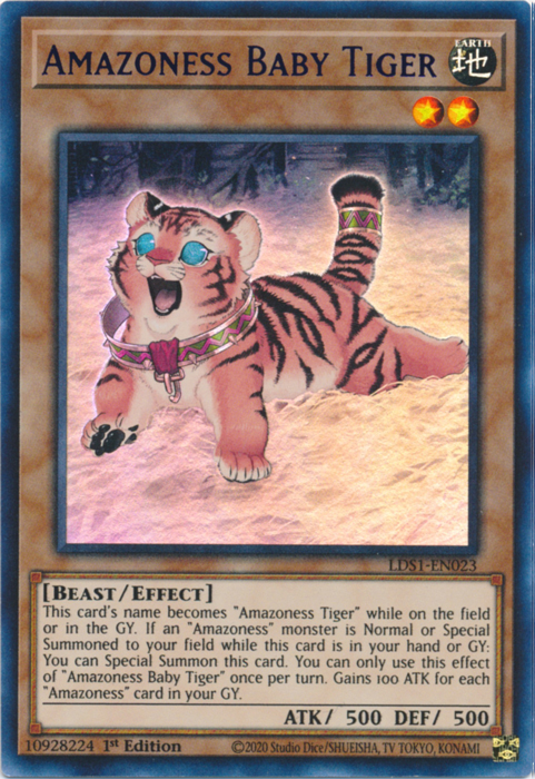 Amazoness Baby Tiger (Purple) [LDS1-EN023] Ultra Rare | Total Play