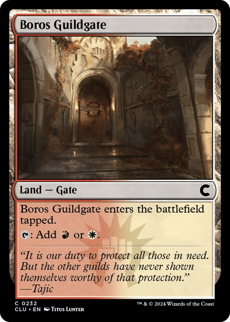 Boros Guildgate [Ravnica: Clue Edition] | Total Play