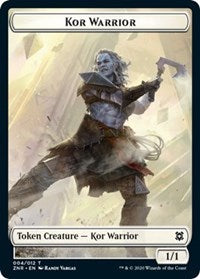 Kor Warrior // Plant Double-Sided Token [Zendikar Rising Tokens] | Total Play