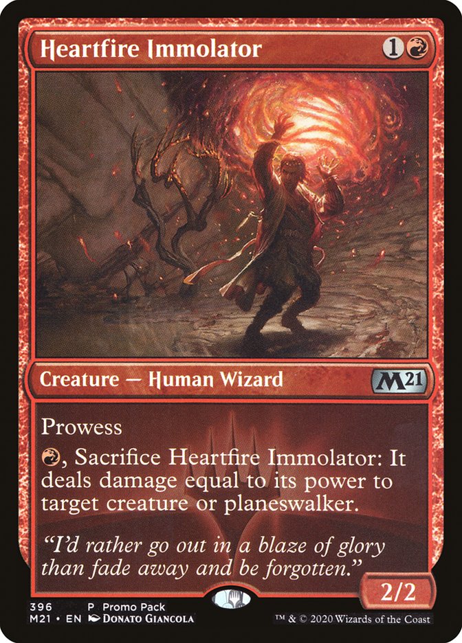 Heartfire Immolator (Promo Pack) [Core Set 2021 Promos] | Total Play