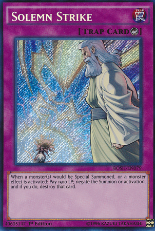 Solemn Strike [BOSH-EN079] Secret Rare | Total Play