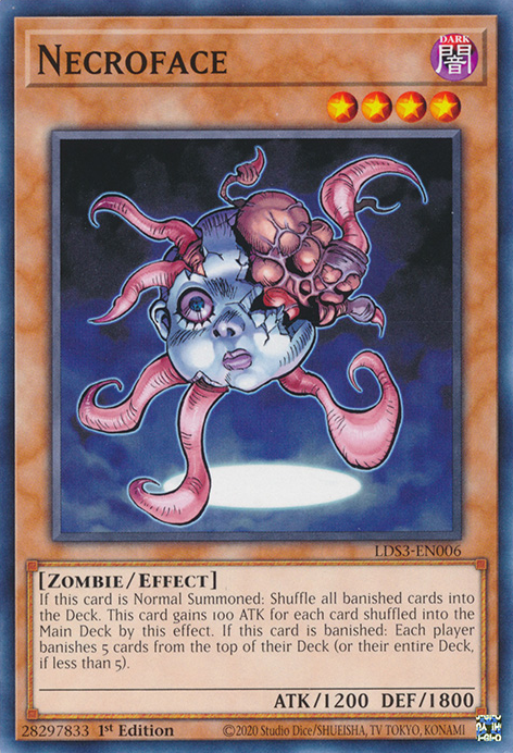 Necroface [LDS3-EN006] Common | Total Play