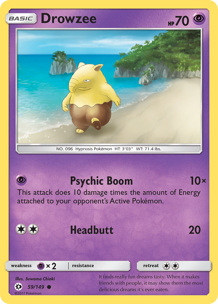 Drowzee (59/149) [Sun & Moon: Base Set] | Total Play