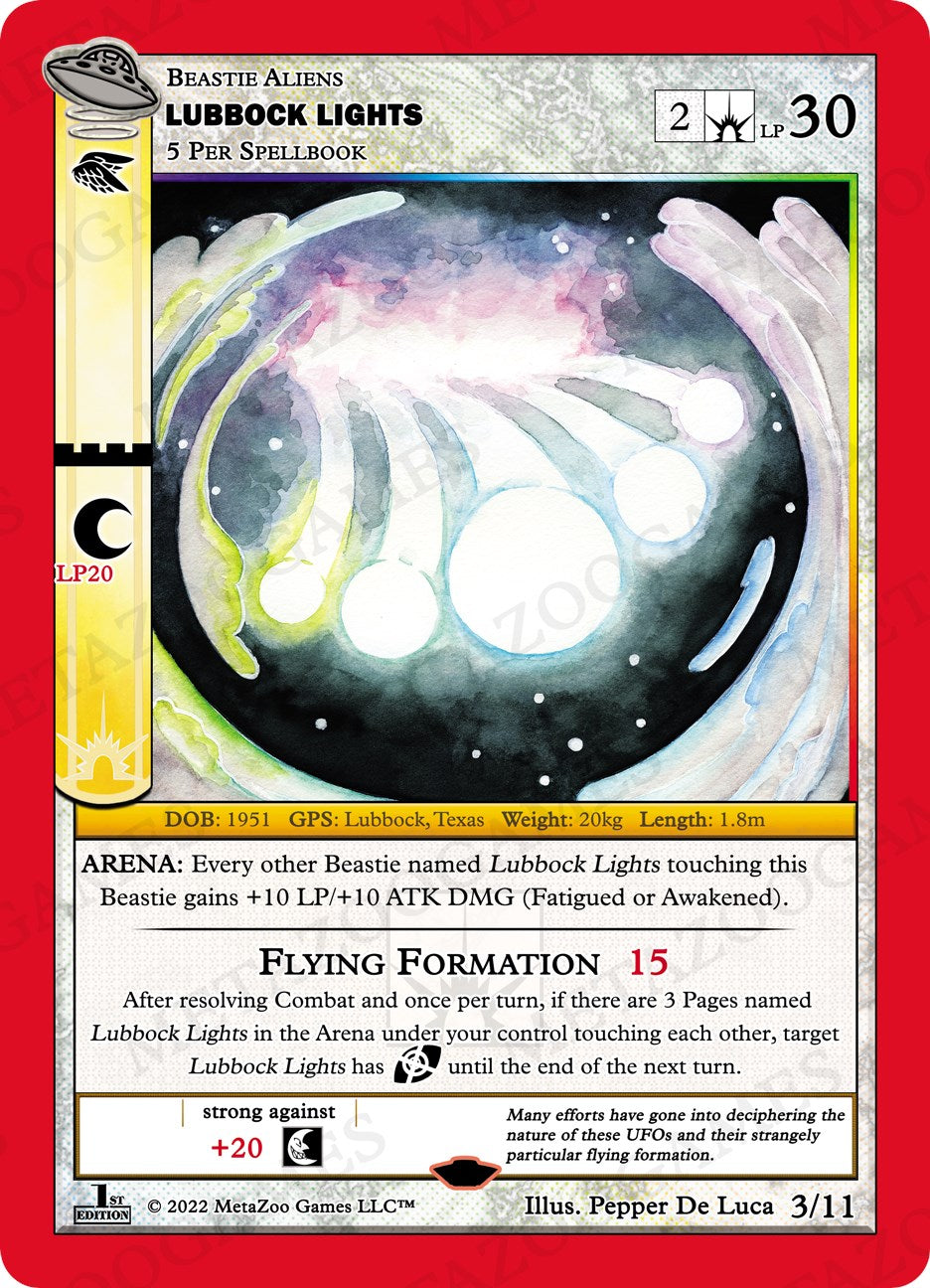 Lubbock Lights [Cryptid Nation: UFO First Edition Release Event Deck] | Total Play