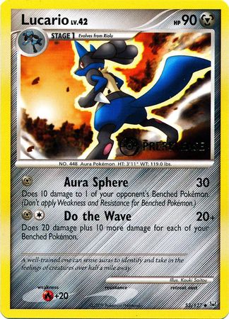 Lucario (53/127) (Prerelease Promo) [Diamond & Pearl: Black Star Promos] | Total Play