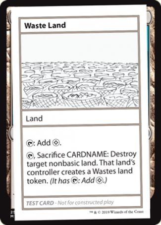 Waste Land (2021 Edition) [Mystery Booster Playtest Cards] | Total Play