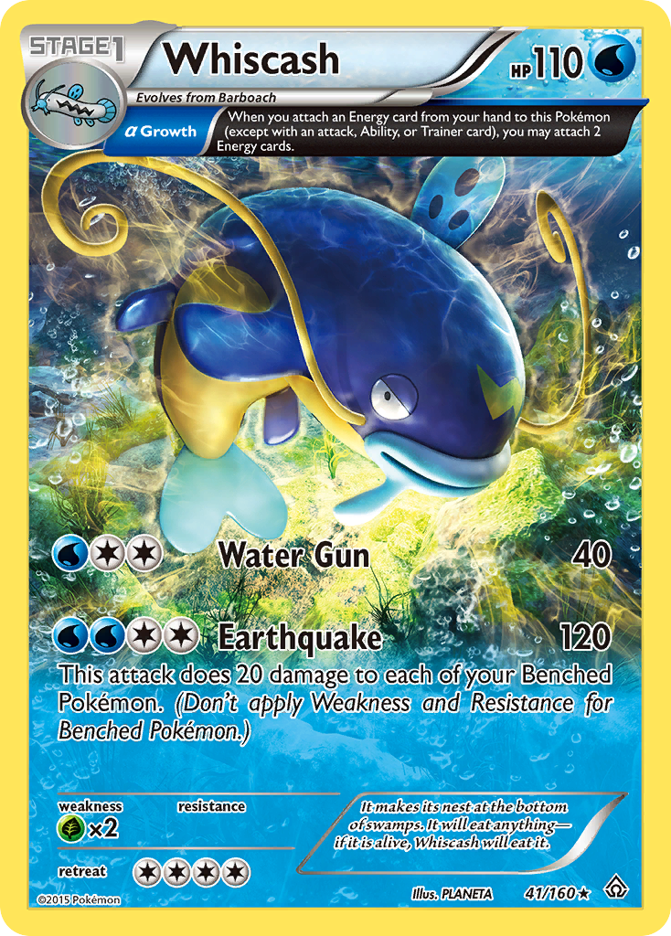 Whiscash (41/160) [XY: Primal Clash] | Total Play