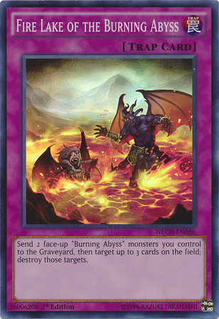 Fire Lake of the Burning Abyss [NECH-EN086] Super Rare | Total Play