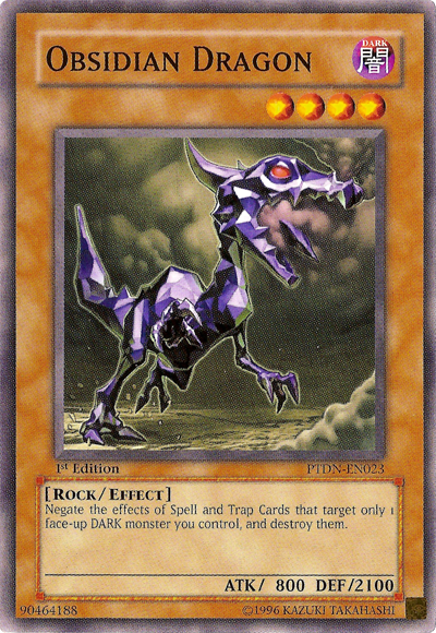 Obsidian Dragon [PTDN-EN023] Common | Total Play