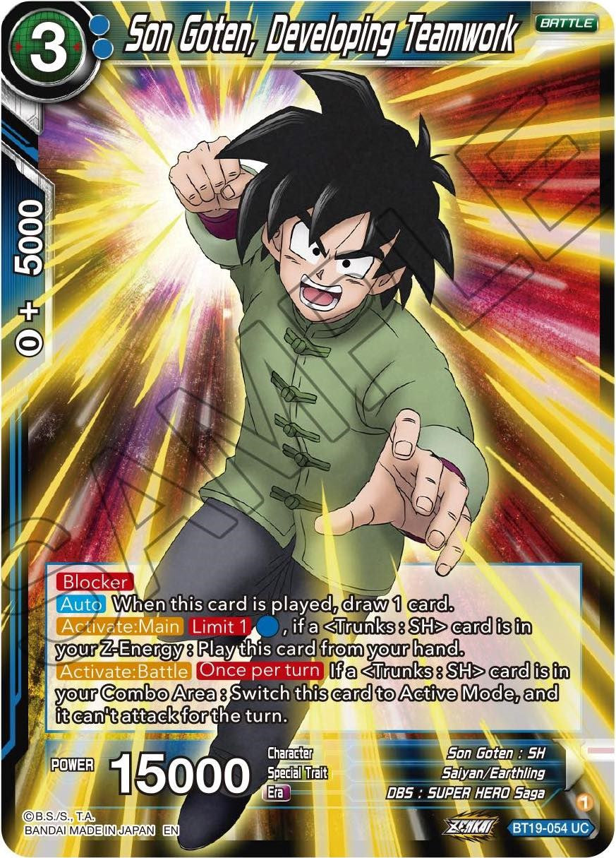 Son Goten, Developing Teamwork (BT19-054) [Fighter's Ambition] | Total Play