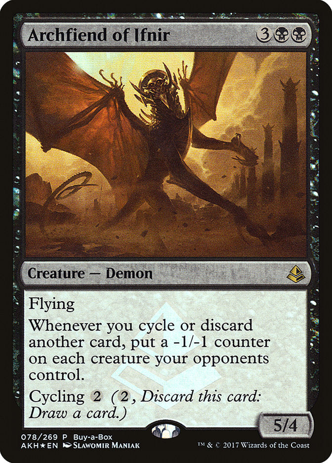 Archfiend of Ifnir (Buy-A-Box) [Amonkhet Promos] | Total Play