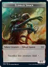 Eldrazi Spawn // Plant Double-Sided Token [Double Masters Tokens] | Total Play