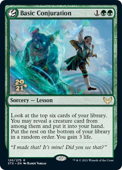 Basic Conjuration [Strixhaven: School of Mages Prerelease Promos] | Total Play