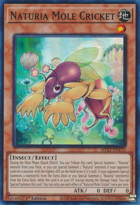 Naturia Mole Cricket [MP23-EN170] Super Rare | Total Play