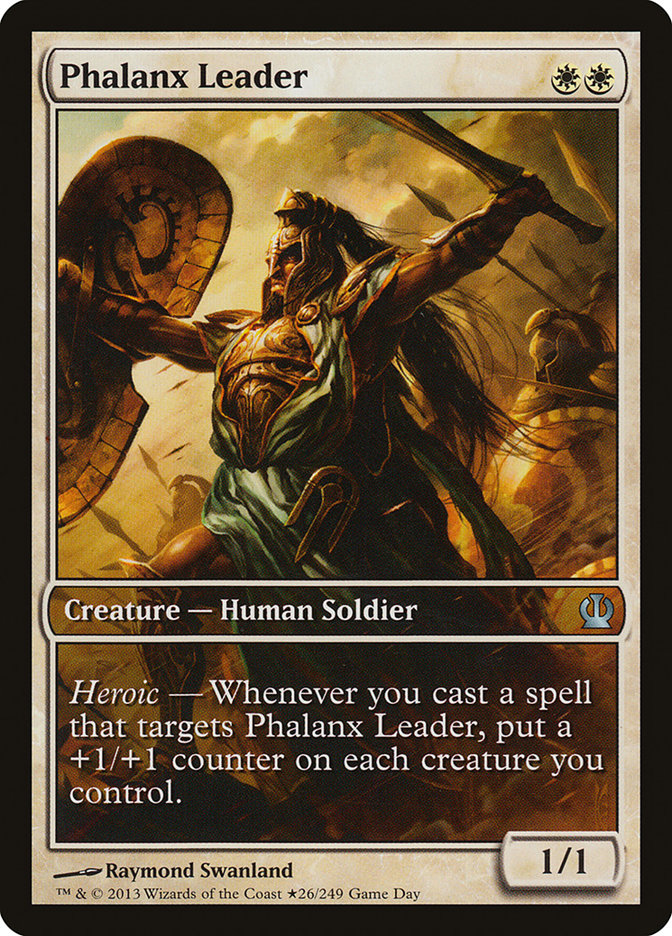Phalanx Leader (Game Day) (Extended Art) [Theros Promos] | Total Play